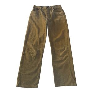 Polo Ralph Lauren Youth Corduroy Pants Size 20 (30 x 29) Dark Olive Y2K Dungaree